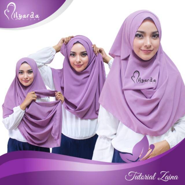 Milyarda Hijab instan  zaina bahan diamond tebal kerudung 