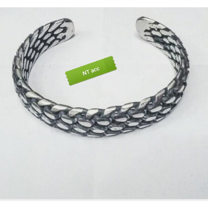 GELANG PRIA/GELANG BAJA PUTIH