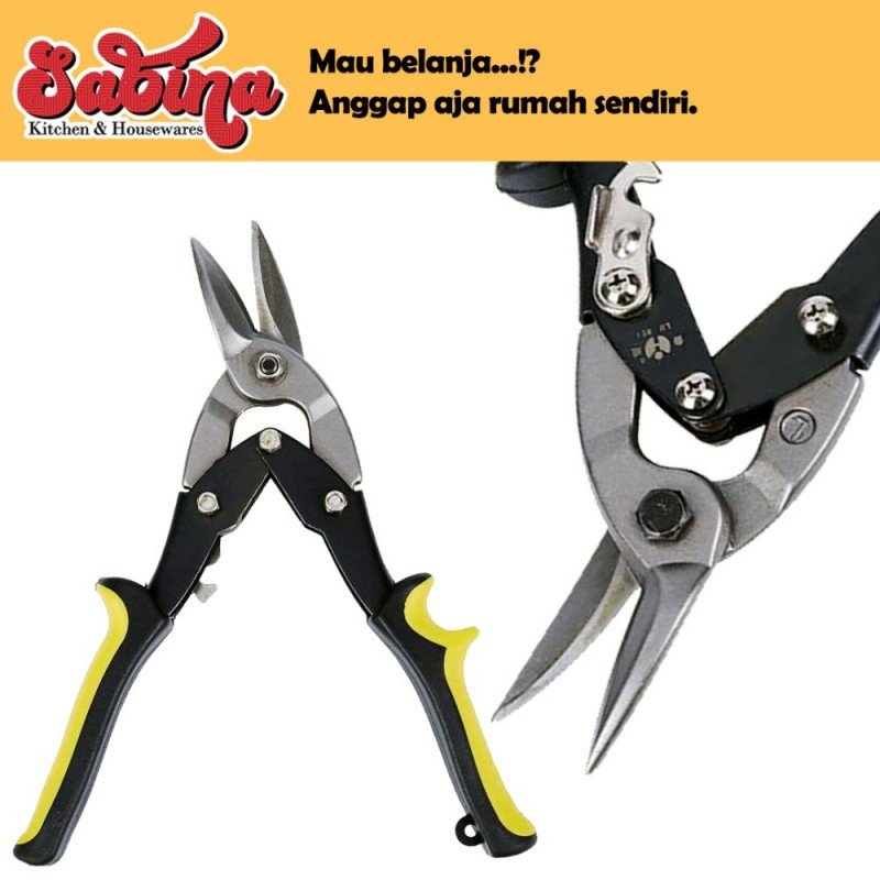 Gunting Tang Potong Besi Plat Baja Seng Heavy Duty Iron Scissors 25cm