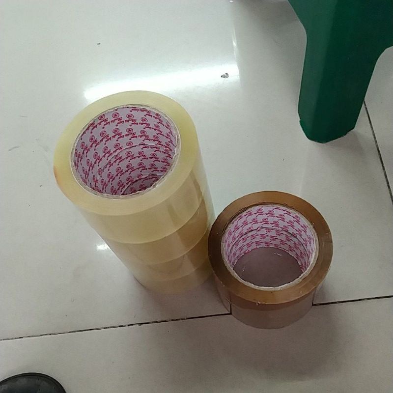 

Lakban bodhi tape coklat dan bening 45mmx70yard