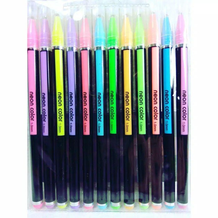 

Unik Zuixua Pulpen Gel Gel Pen 1.0Mm Pastel Pen Isi 12 Bergaransi