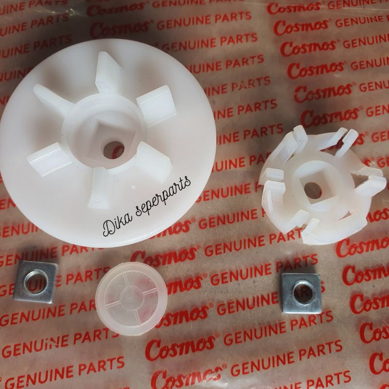konektor gigi blender cosmos original satu set putih