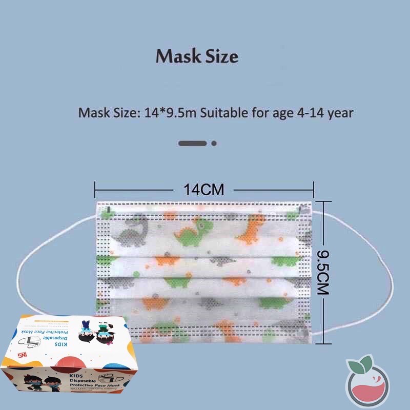 masker medis anak 3 ply