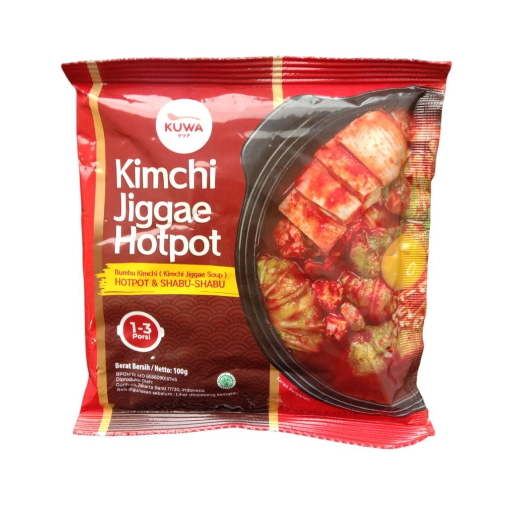 

KUWA KIMCHI JIGGAE HOTPOT 100 GR / BUMBU KIMCHI HOTPOT DAN SHABU SHABU