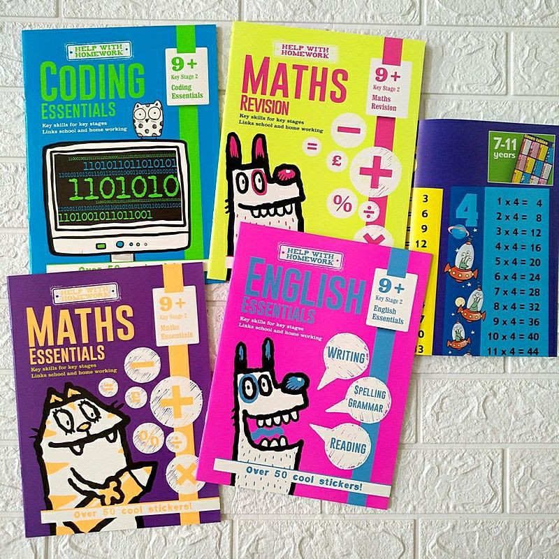

Help With Homework CODING ESSENTIALS, Maths revision, maths essentials, English essentials