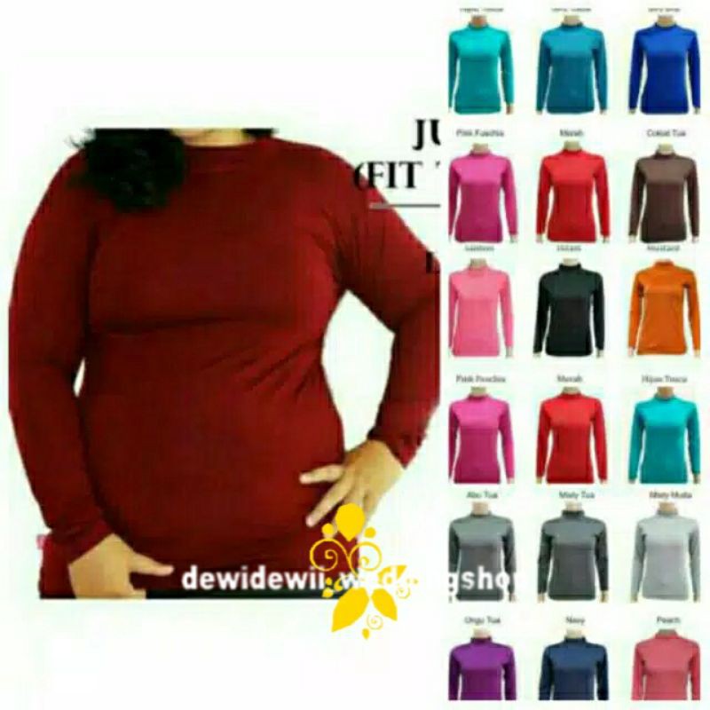 MANSET SPANDEX JUMBO (Ritsleting Belakang)