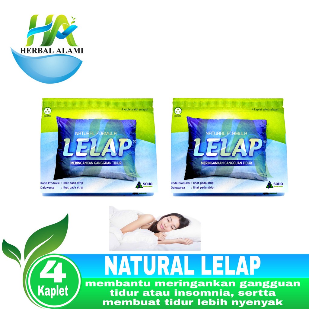 Natural Formula Lelap isi 4 Kaplet -Meringankan gangguan Tidur