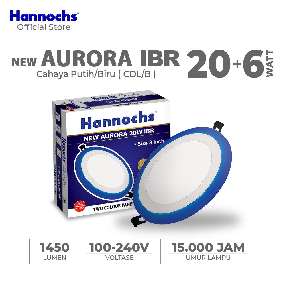 Hannochs New Aurora 20 Watt IBR CDL - Cahaya Putih