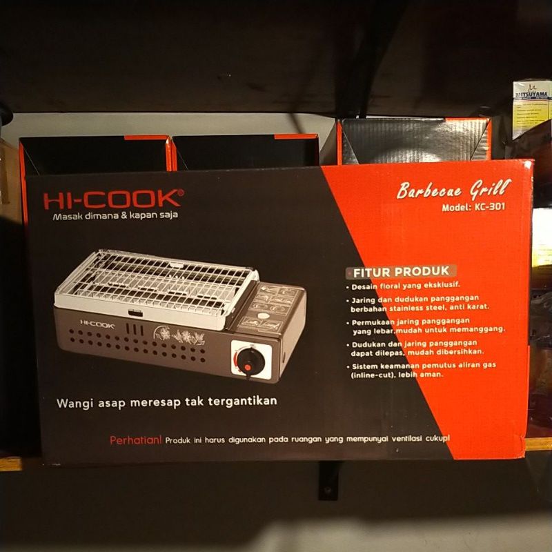 Kompor Panggangan Hi Cook KC301/Kompor Portable/Panggangan portable Hi Cook
