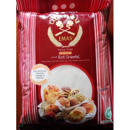 

Tepung Cakra Emas Roti Oriental 1kg