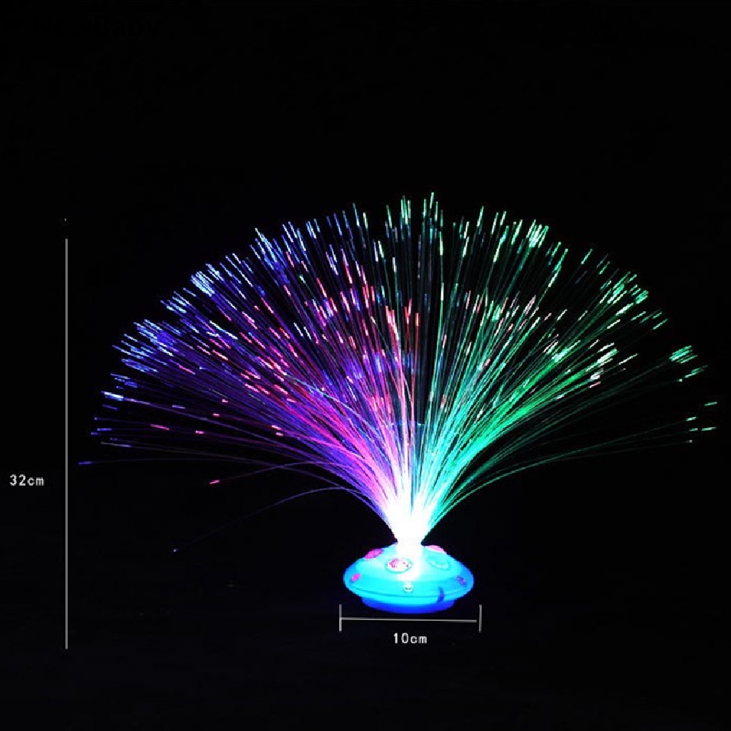 Lampu Malam LED Fiber Romantis Warnawarni Untuk Mainan Bayi