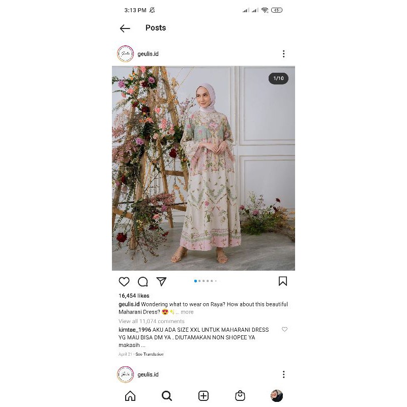 MAHARANI DRESS DUSTY BY GEULIS