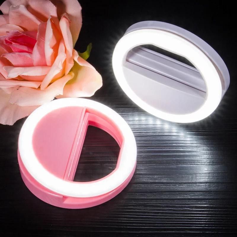 [Random] Lampu Selfie Ring Light LED / Mini Ring Light Selfie LED / Ring Flash Light Selfie / Lampu Selfie LED / Selfie Lamp Ring