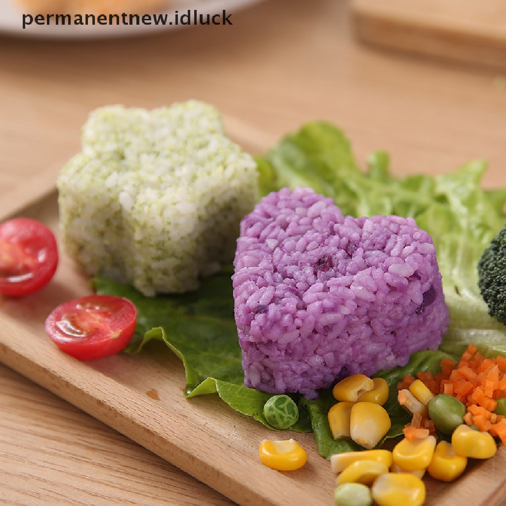 2 Pcs / set Cetakan Pembuat Bola Nasi Onigiri Sushi Gaya Jepang Untuk Dapur