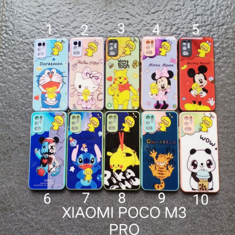 Case gambar Xiaomi Pocophone M3 PRO . Poco M3 PRO . Redmi Note 10 5G motif cewek ( 2 motif ) soft softcase softshell silikon cover casing kesing housing