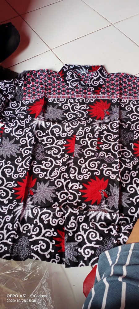 Radent Batik || Couple Batik Ulir Alit Merah