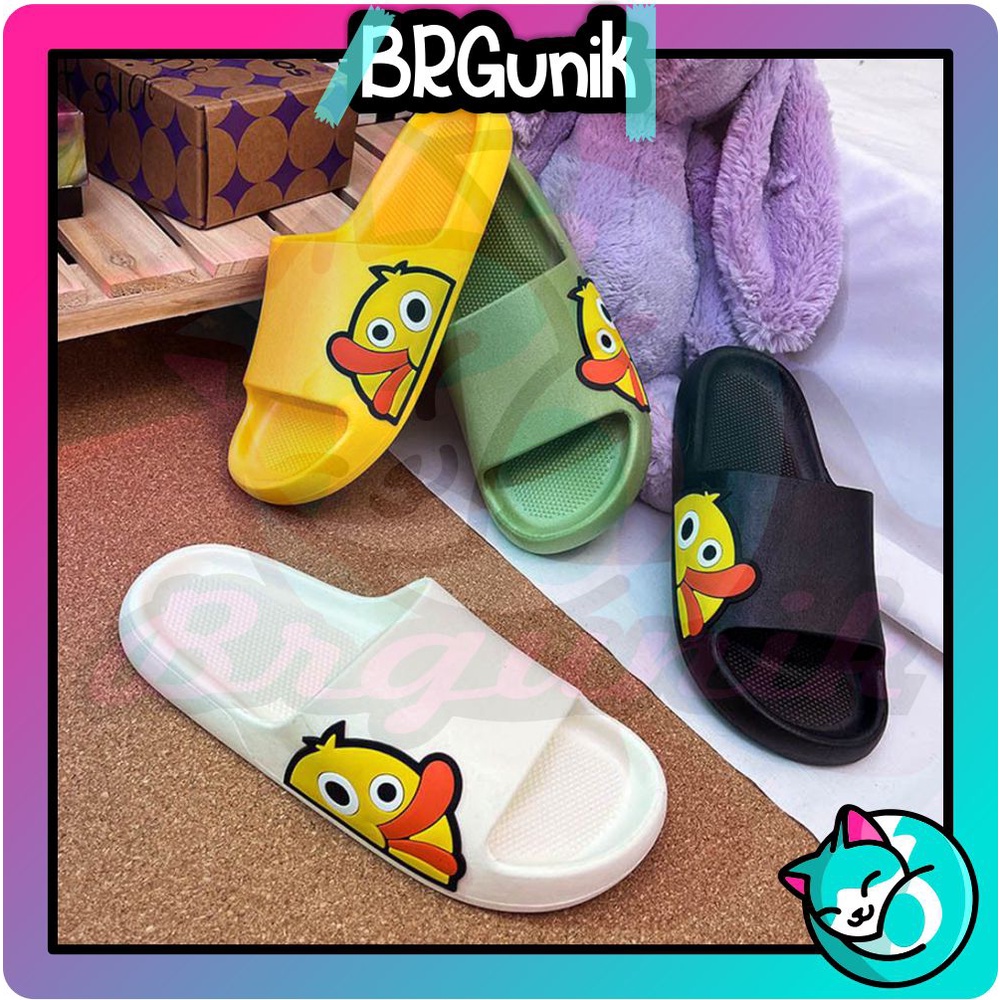 BRGUNIK Sandal Jelly Import Outdoor Duck &amp; Shiba Inu R794