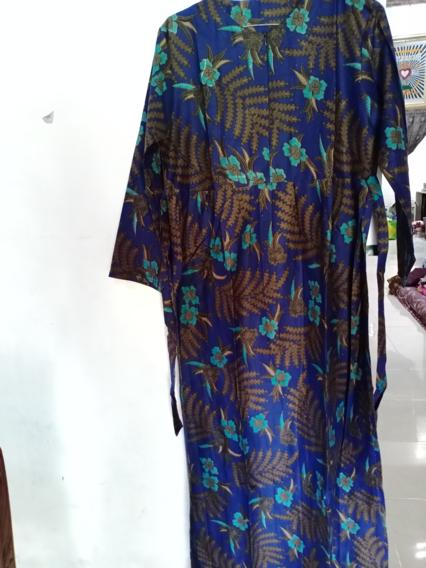 Baju Gamis Batik Wanita-gamis Syari-gamis Batik Jumbo-gamis Batik Kombinasi-gamis Katun-batik Modern