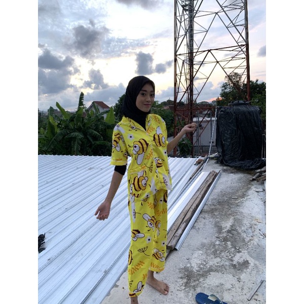 PIYAMA DEWASA REMAJA KEKINIAN PIYAMA KARTUN KARAKTER SETELAN BABYDOLL BABY DOLL PIYAMA MURAH BAJU TIDUR LENGAN PENDEK PIYAMA PIAMA CELANA PENDEK