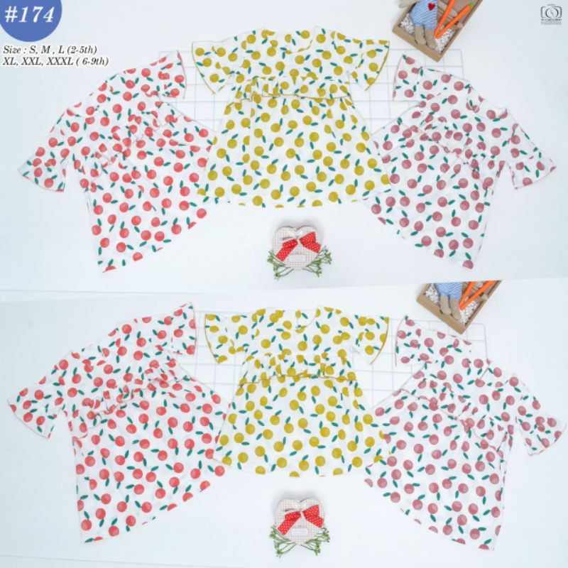 BLOUSE RUFFLE ANAK TUNIK ANAK