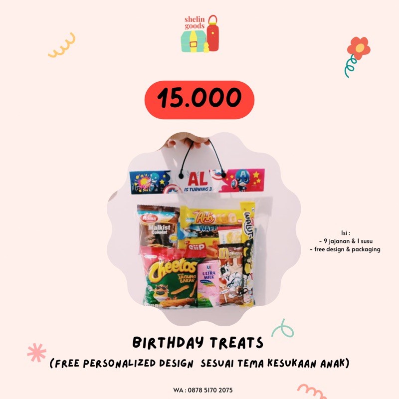 

Goodie Bag Jajanan Ulang Tahun