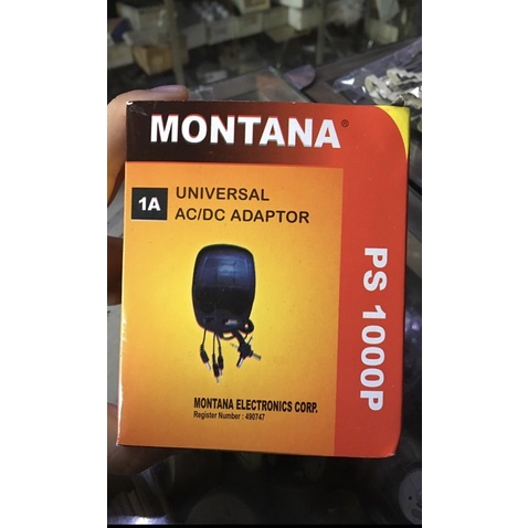 ADAPTOR UNIVERSAL MONTANA 1A PS1000P