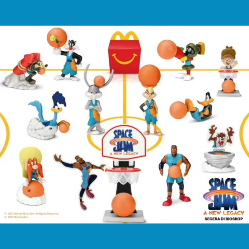 Mainan Space Jam Happy Meal McDonald's (per pcs)