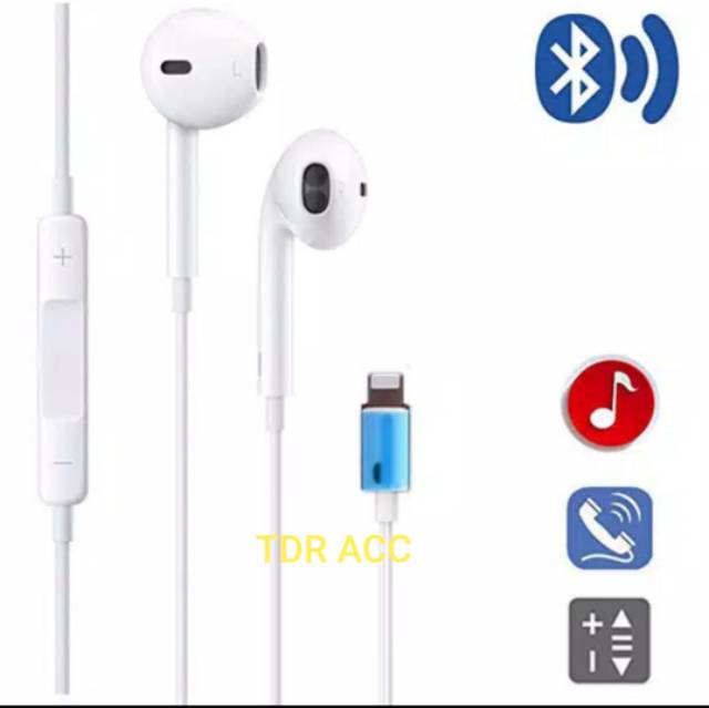 EARPHONE - HANDSFREE - HEADSET FOR IP 7/8/X/11/12/13 PRO MAX LIGHTING CONNET POP WINDOW EXTRABASS MEGABASS PACKINGAN IMPORT