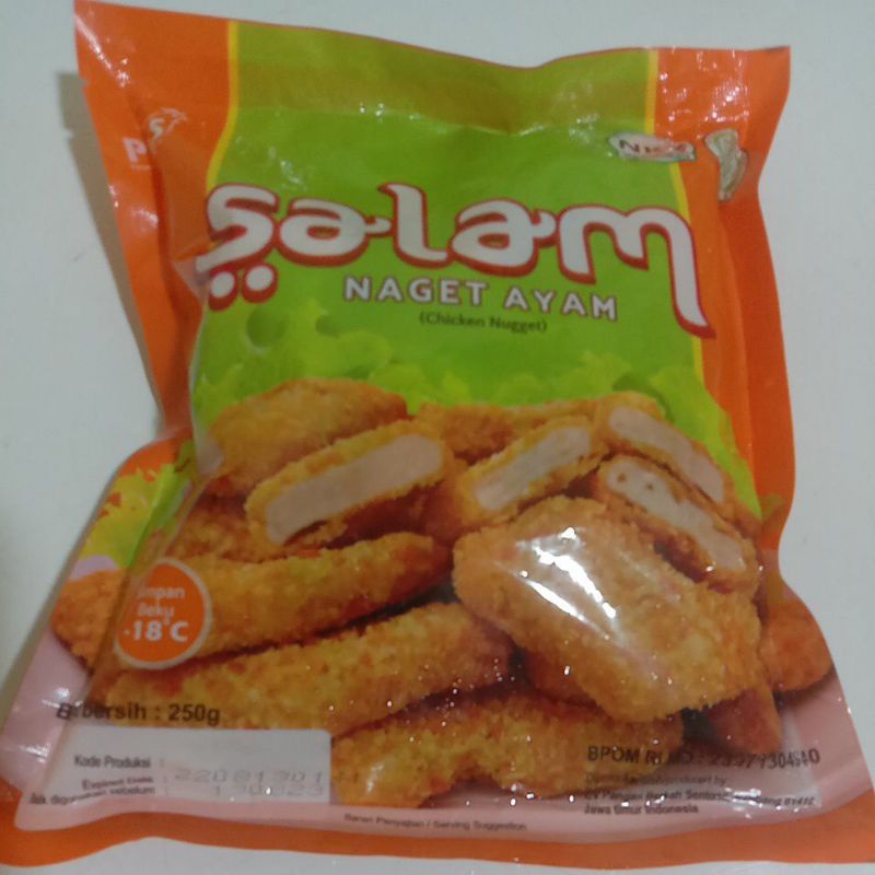 

NAGET AYAM SALAM 250 GR