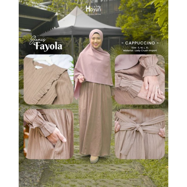 Gamis Fayola Original Hayuri