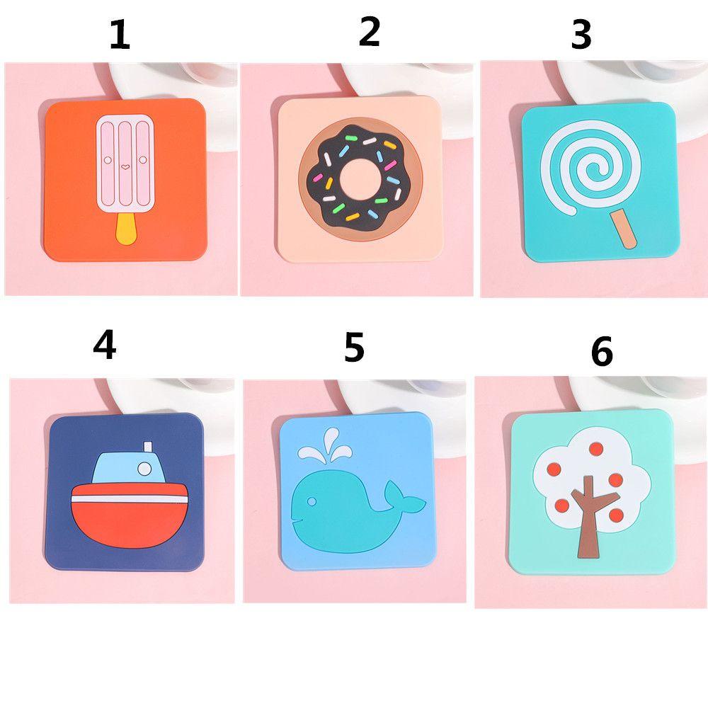 Solighter Silicone Coaster Ceative Pad Aksesoris Dapur Tatakan Peralatan Makan