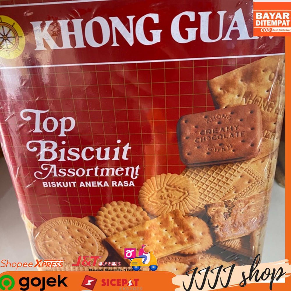 Khong Guan Top Assortment Biskuit Aneka Rasa Kaleng 1600gr