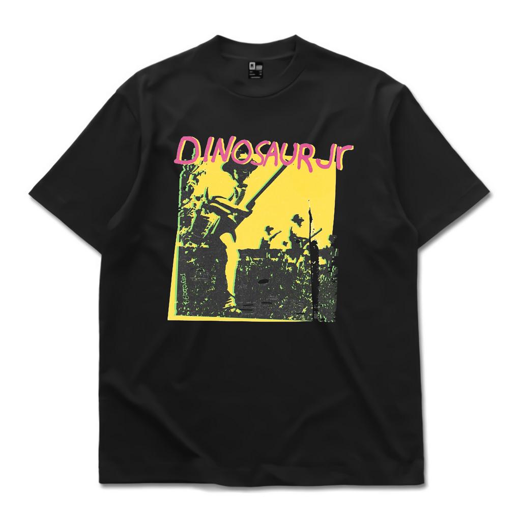 KAOS BAJU DINOSAUR JR - ARTWORK | T-SHIRT BAND DINOSAUR JR ARTWORK | BAJU BAND DINOSAUR JR PRIA WHIT