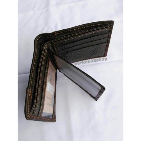 DOMPET PRIA FULL KULIT ASLI/DOMPET KULIT ASLI REAL PICT 100% / Dompet Kulit Pria Dompet Resleting dalam, Dompet mewa Lipat / 0DOMPET KULIT PRIA ASLI RED TAB