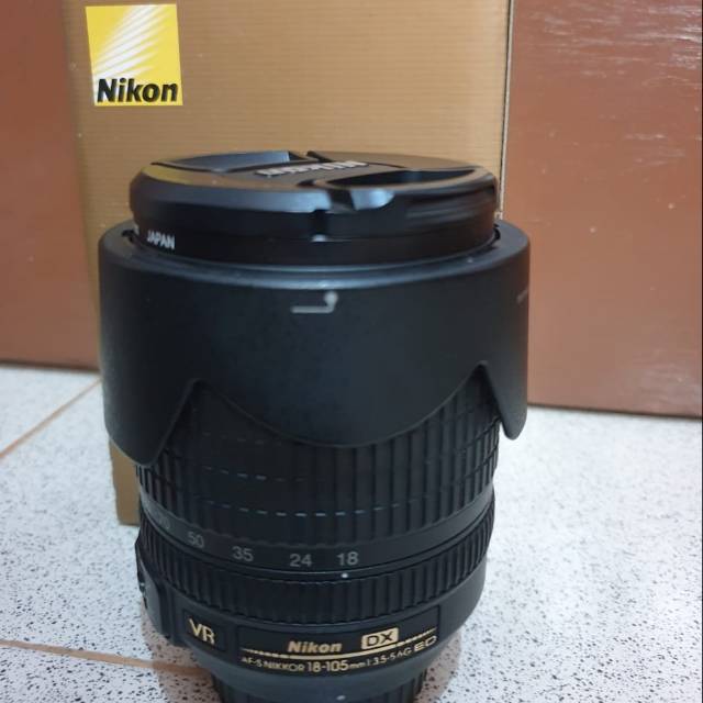 Lensa Kit Nikon 18-105mm f/3.5-5.6G ED DX VR ( Second )