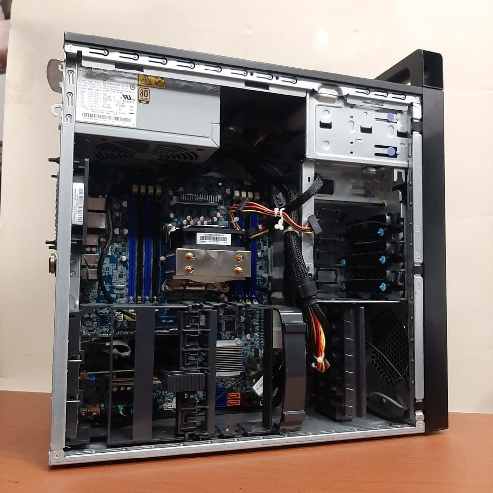 PC CPU KOMPUTER SERVER TOWER thinkstation S30/xeon E5-2620 -3.60ghz/16gb/1TB/dvd rw/vga NVIDIA FOR SERVER KANTOR/SEKOLAHAN/TOKO/SERVER PULSA