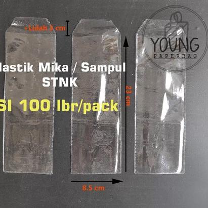 

[KODE PRODUK DYJZ94164] Plastik STNK PVC / Sampul PVC Cover STNK uk. 8,5 x 23 ISI 100 pcs