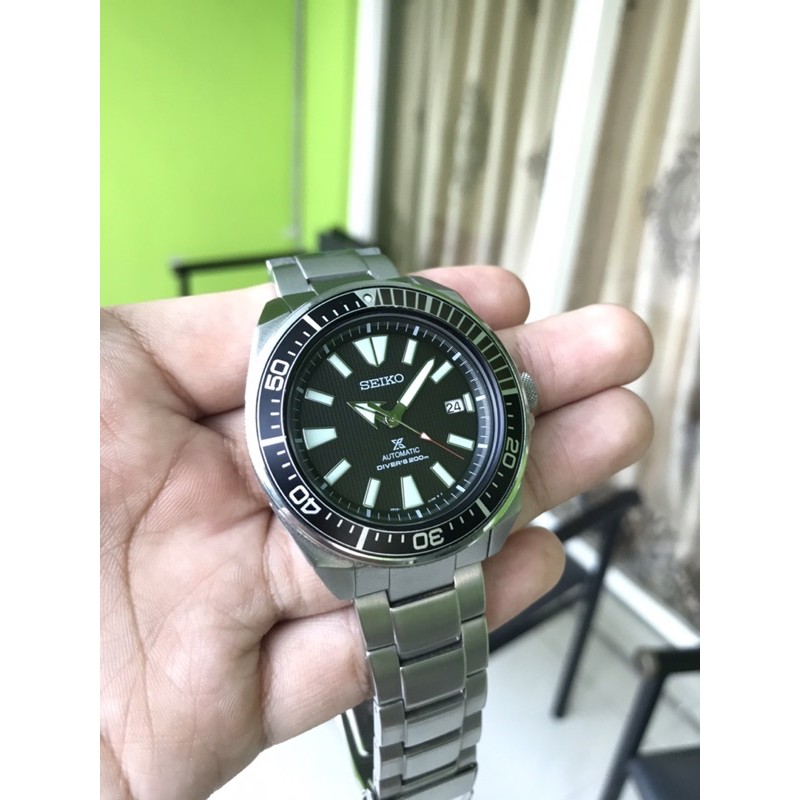 Seiko Prospex Samurai SRPB51 SRPB51K1 Not SKX Turtle Sumo Monster PADI Second Pre Owned