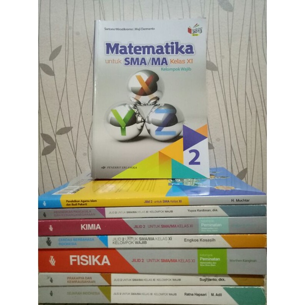 Jual Buku Paket Erlangga Kelas Xi 11 Matematika Wajib Kurikulum 2013 Indonesia Shopee Indonesia
