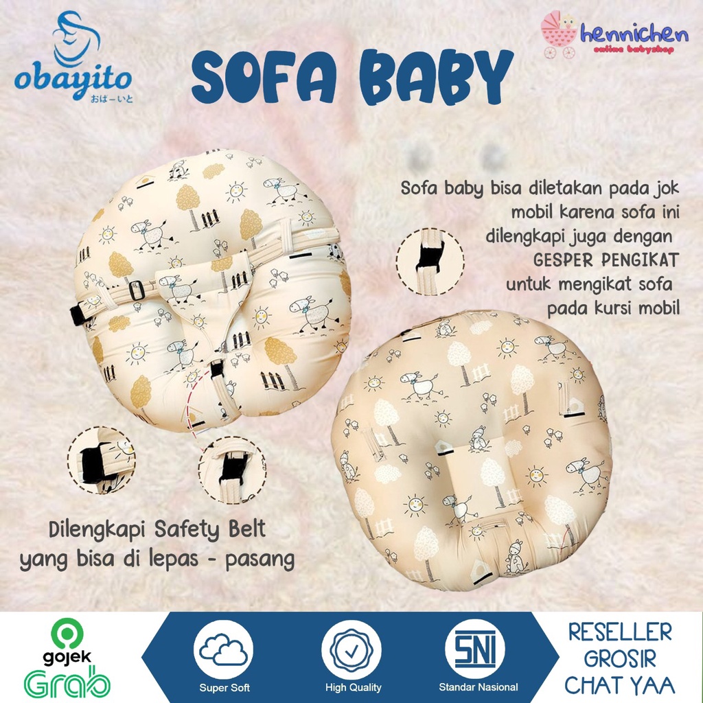 Obayito sofa bayi MULTIFUNGSI  Car seat bayi