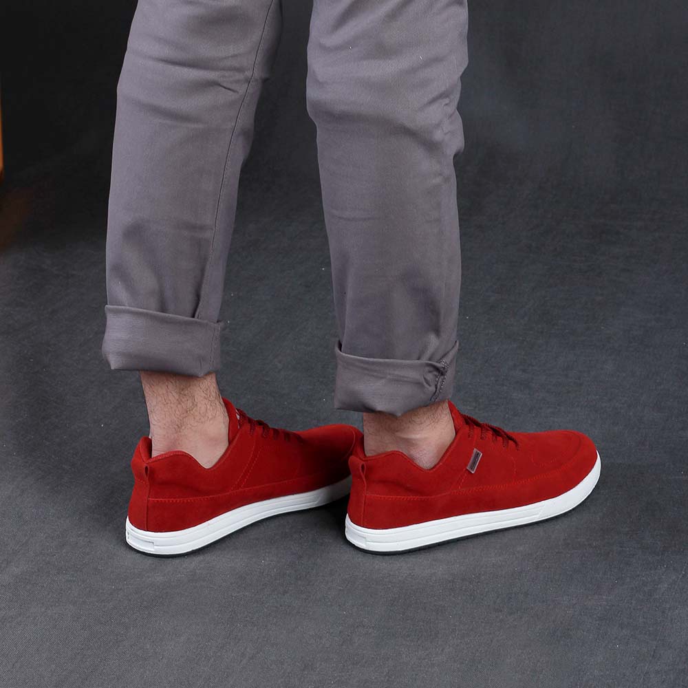 Justrue Sepatu Pria Sneakers Merah Original 100%822