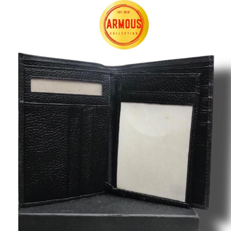 DOMPET PRIA KULIT ASLI UKURAN TANGGUNG 3/4 TERMURAH