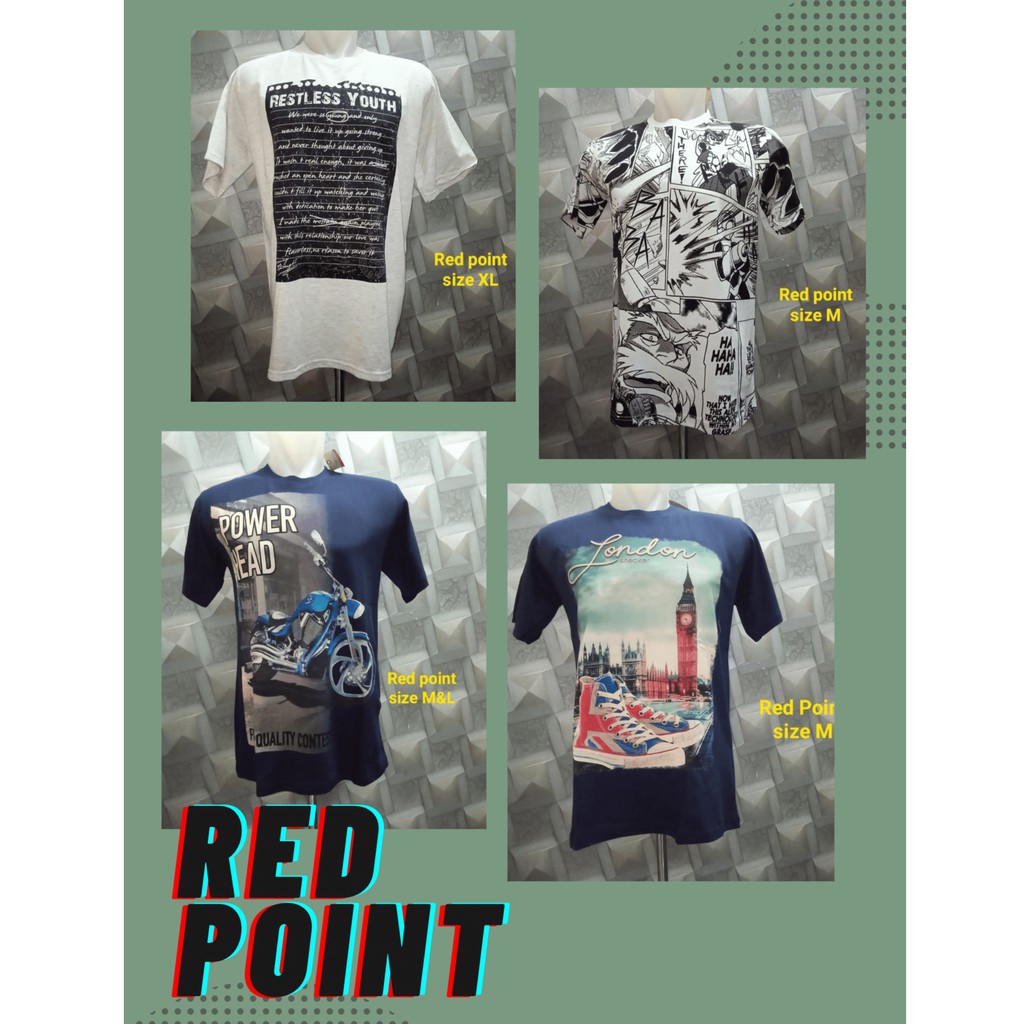Kaos T-Shirt RED POINT Original