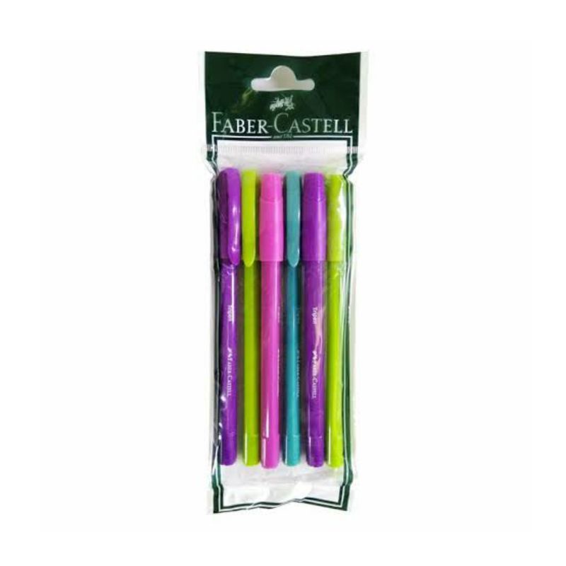

Ballpen Tripen set 6 + 1 pouch Faber Castell (bonus 1 pcs)