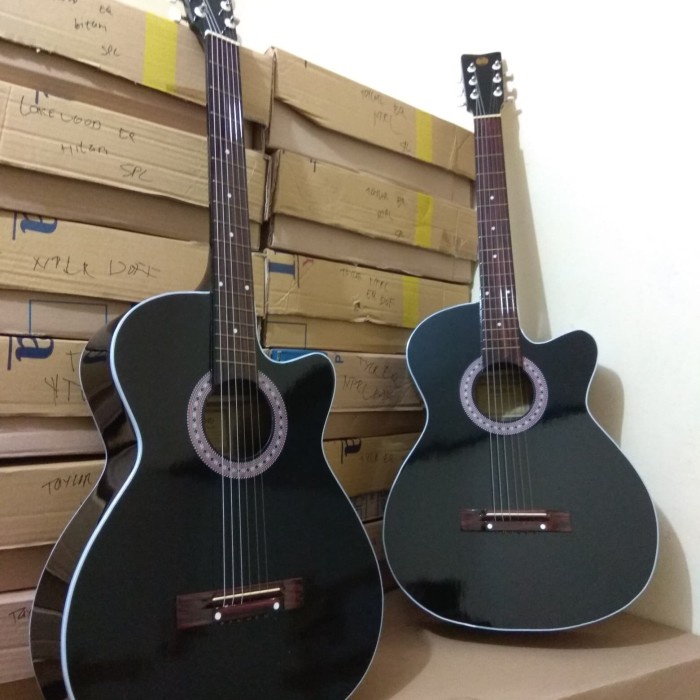 TERBARU gitar akustik hitam osmond