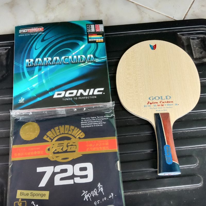 Bet Surbex gold zlc + donic barracuda + Ritch 729