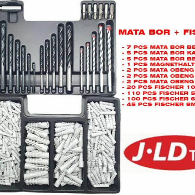 ✅Terlaris Mata Bor set + Fischer JLD / Mata Bor Set JLD Tool