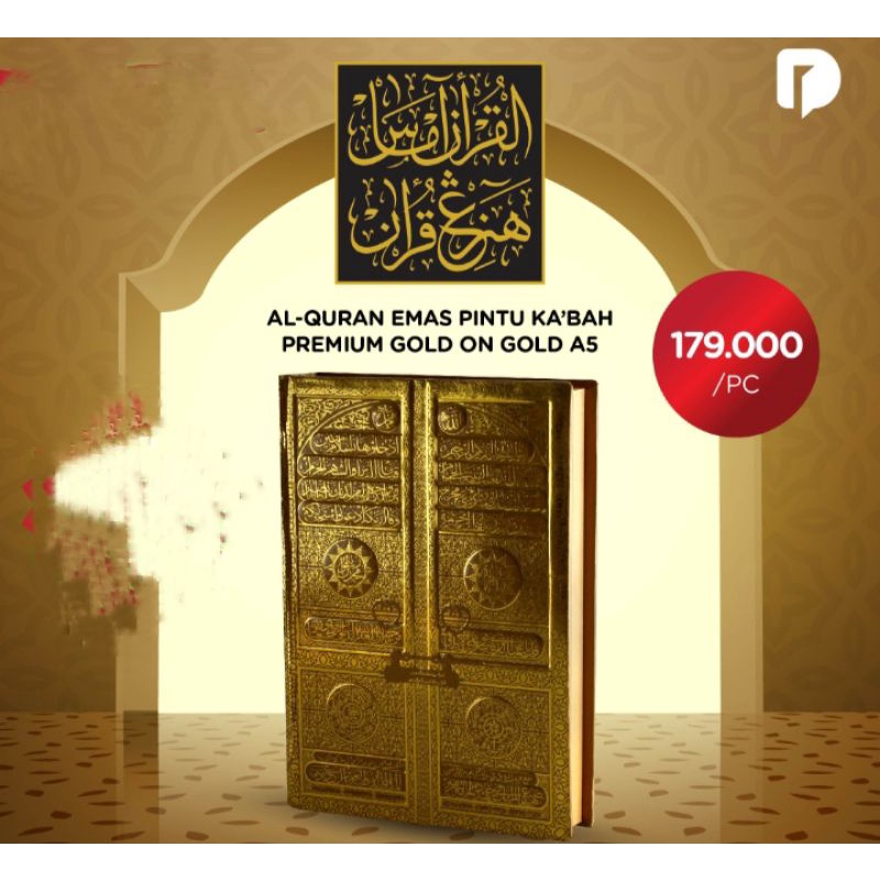 Al Quran Emas Pintu Kabah A5 Premium