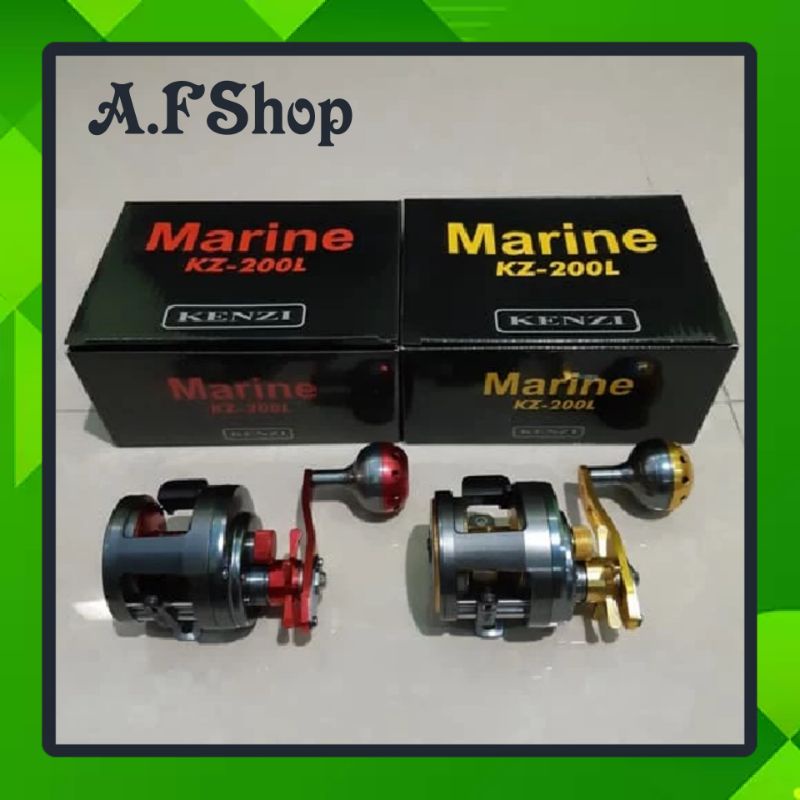 Casting Reel Ring Kenzi Marine KZ-200L Tanpa Kardus