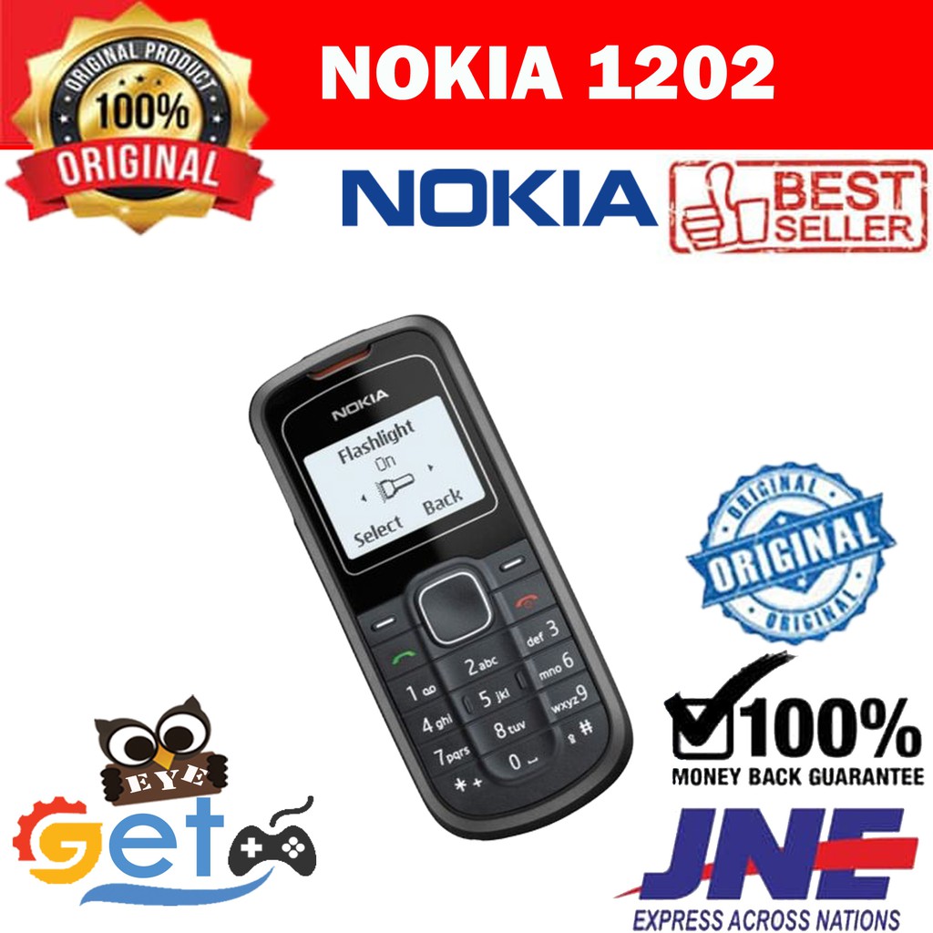 Hp jadul NOKIA 1202 - garansi